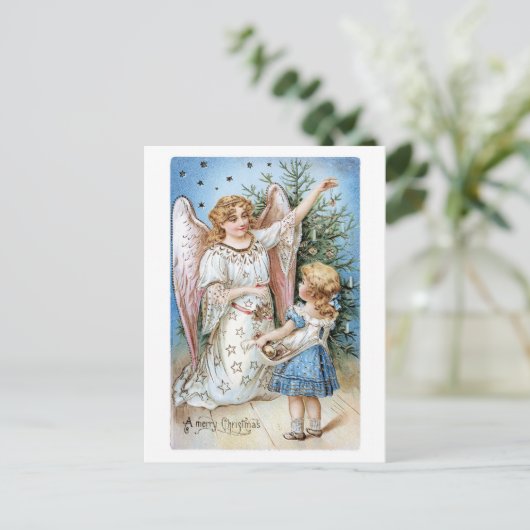 A Merry Christmas Feestdagenkaart (Staand voorkant)