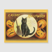  A Merry Halloween Black Cat Broom (Voorkant)