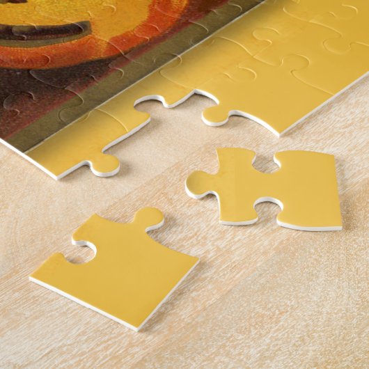  A Merry Halloween Black Cat Legpuzzel (Zijkant)