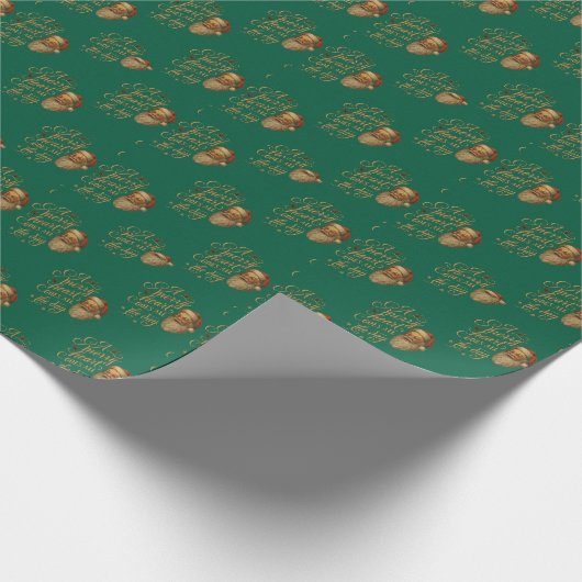 A merry heart goes all the day  cadeaupapier (Hoek)