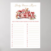 A Merry Little Baby Shower Baby Shower Game Poster (Voorkant)
