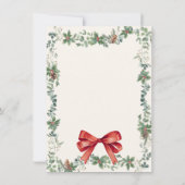 A Merry Little Baby Shower Bedankkaart (Achterkant)