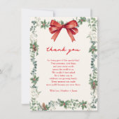 A Merry Little Baby Shower Bedankkaart (Voorkant)