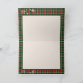 A Merry Little Baby Shower Teddy Bear Christmas Bedankkaart (Binnen)