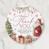 A Merry Little Birthday Gift Tag Bedankjes Labels (Voorkant)