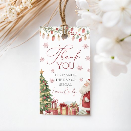 A Merry Little Birthday Gift Tag Cadeaulabel