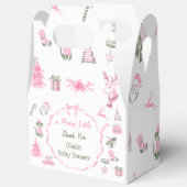 A Merry Little Christmas Baby Shower Favor Boxes Bedankdoosjes (Open)
