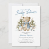 A Merry Little Christmas Baby Shower Kaart (Voorkant)