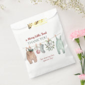 A Merry Little Christmas Clothes Thank You Bedankzakje (Gezegeld)