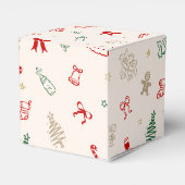 A Merry Little Thank You Christmas Baby Shower Bedankdoosjes (Achterkant)