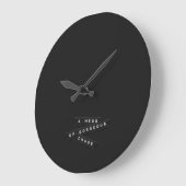 A Mess Of Gorgeous Chaos EmBELED Labels Clock Grote Klok (Hoek)