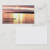 A Michigan sunset Visitekaartje (Voorkant / Achterkant)