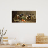 A Midnight Modern Conversation, c.1732 (olie op bl Poster (Keuken)