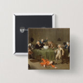 A Midnight Modern Conversation, c.1732 (olie op bl Vierkante Button 5,1 Cm (Voorkant /achterkant)