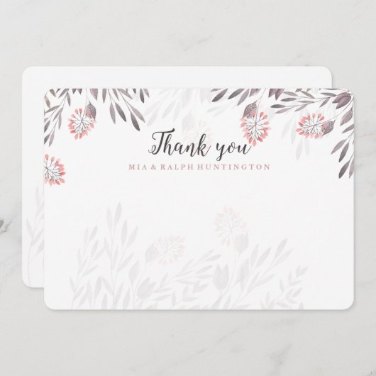 A Midsummer Night's Dream Flat Dank u Bedankkaart (Voorkant / Achterkant)