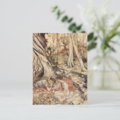 A Midsummer Night's Dream Save the Date Briefkaart (Staand voorkant)