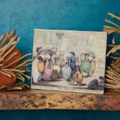 A Milliner's Shop, gepubliceerd in 1787 (handkleur Fotoplaat (Zijkant)