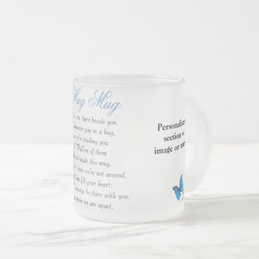 A Million Hugs Verse a Plural Matglas Koffiemok (Voorkant rechts)
