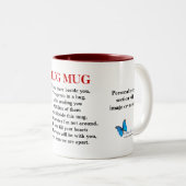 A Million Hugs Verse a Singular Tweekleurige Koffiemok (Voorkant rechts)