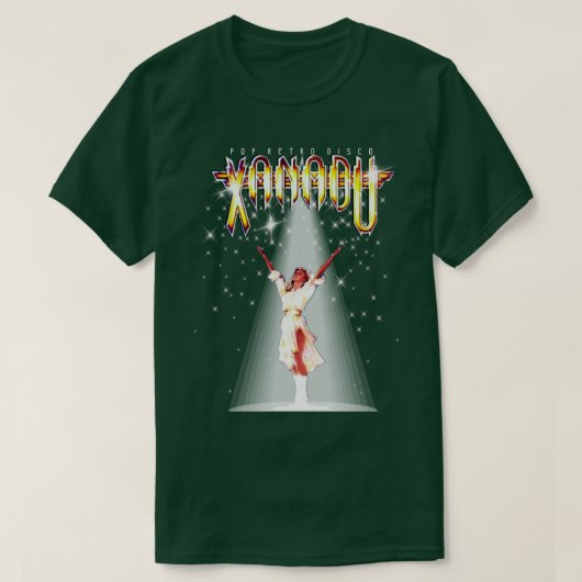 A Million Lights Xanadu Olivia NewtonJohn ontworpe T-shirt (Design voorkant)