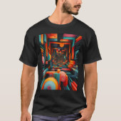 A minimalistic optical abstract artwork 1 t-shirt (Voorkant)
