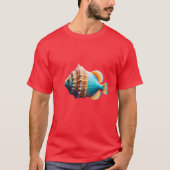A Miracle Fish" Basic Donker T-shirt (Voorkant)