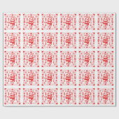 A modern Bauhaus-style Valentine’s Day Cadeaupapier (Vlak)