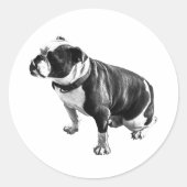 A Moment of Patience Ronde Sticker (Voorkant)