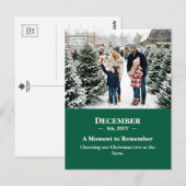 A Moment to Remember December Memory Photo Briefkaart (Voorkant / Achterkant)