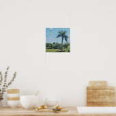 A Monet Palm Poster (Keuken)