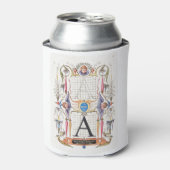 A Monogram Gifts, alfabet A, letters A Blikjeskoeler (Blikje Voorkant)