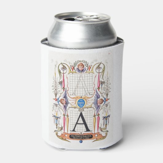 A Monogram Gifts, alfabet A, letters A Blikjeskoeler (Blikje Voorkant)