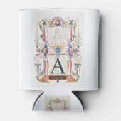 A Monogram Gifts, alfabet A, letters A Blikjeskoeler (Voorkant)
