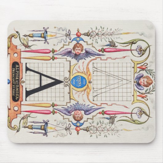 A Monogram Gifts, alfabet A, letters A Muismat (Voorkant)