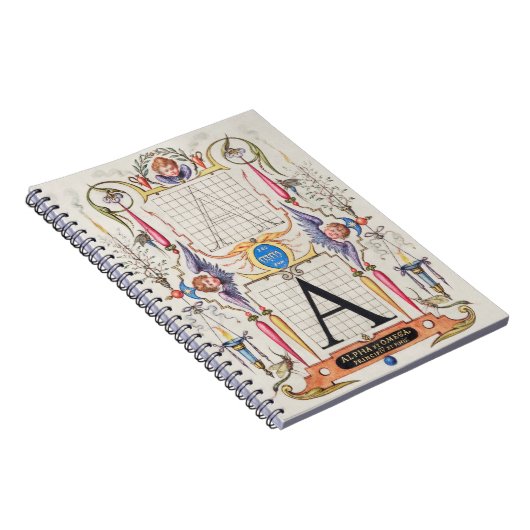 A Monogram Gifts, alfabet A, letters A Notitieboek (Rechterzijde)