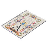 A Monogram Gifts, alfabet A, letters A Notitieboek (Linkerzijde)