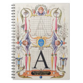 A Monogram Gifts, alfabet A, letters A Notitieboek (Voorkant)