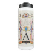 A Monogram Gifts, alfabet A, letters A Thermosbeker (Voorkant)