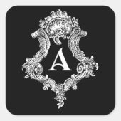 A Monogram Initiaal sticker (Voorkant)