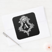 A Monogram Initiaal sticker (Envelop)