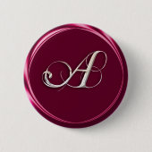 A-monogram Ronde Button 5,7 Cm (Voorkant)