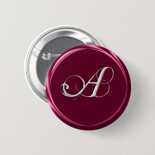 A-monogram Ronde Button 5,7 Cm (Voorkant /achterkant)