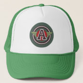 "A" Monogram Trucker Pet (Voorkant)
