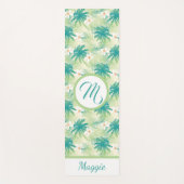 A Monogrammed Tropical Summer Yogamat (Voorkant)