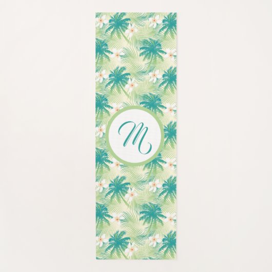 A Monogrammed Tropical Summer Yogamat (Voorkant)