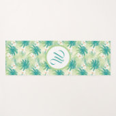A Monogrammed Tropical Summer Yogamat (Voorkant (horizontaal))