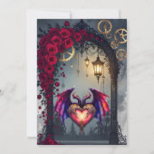 A Moonlit Invitation –Love Turns the Gears of Time Kaart (Achterkant)