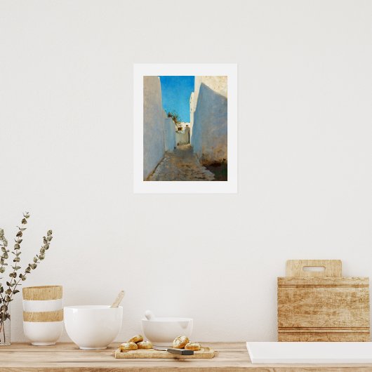 A Moroccan Street Scene (ca. 1879-1880) Poster (Keuken)