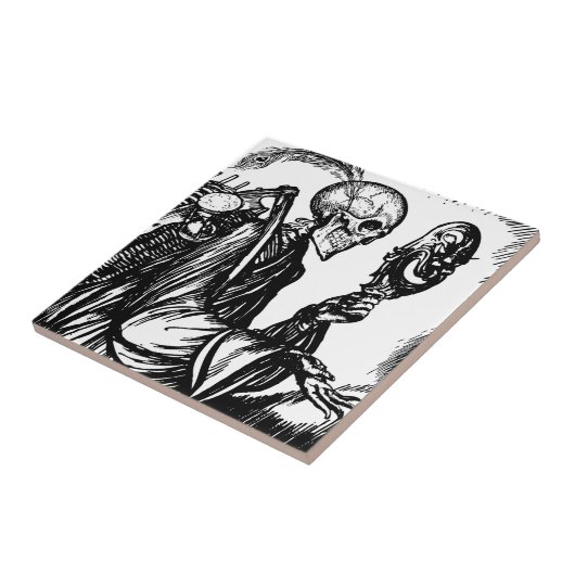 A morte chama tegeltje (Zijkant)