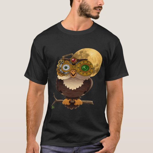A most Curious Owl T-shirt (Voorkant)